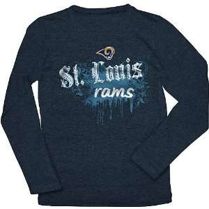  5th and Ocean St. Louis Rams Womens Long Sleeve Triblend 
