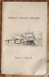 1968 MUNCY VALLEY LIFELINE Life & Times W&NB RR & Eagles Mere 