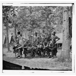  Reprint Bealeton, Virginia. Officers mess. Company F, 93d New York 