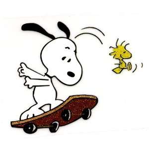   on Skateboard and Woodstock Heat Iron On Transfer for T Shirt