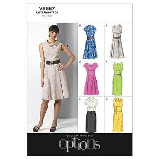   Misses Dress, Size AA (6 8 10 12) Vogue Patterns V8469 Misses Dress