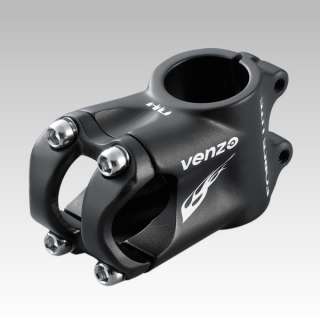 Venzo Mountain Bike Downhill Handlebar Kit Grips Stem Black  