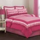 Lush Decor Starlet Juvy 4pc Full Comforter Set Pink