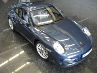 Porsche Dark Blue Metallic 911 Turbo Diecast Model 1:18 Scale  