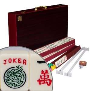 American Mahjong Set Classic Royale with Pushers  Toys & Games 