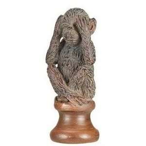   Lighting FA 5029A See No Evil Monkey Resin Finial