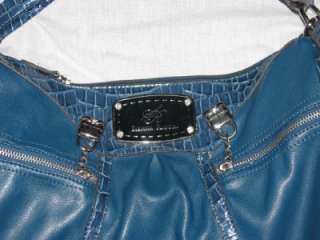 Sienna Ricchi handbag pocketbook purse d blue EXC Cond  