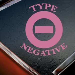  Type O Negative Rock Band Pink Decal Truck Window Pink 