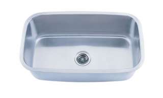   UnderMount Stainless Steel Kitchen Sink W18x L31 1/2x D9  
