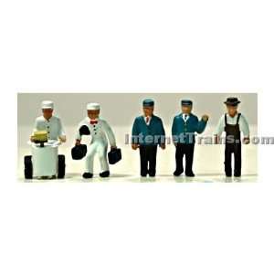  Model Power HO Scale Figures   Station Crew Toys & Games