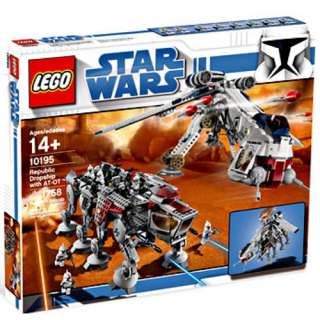 Lego Republic Dropship with AT OT Walker Star Wars Set 10195  