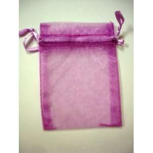 144 Organza Drawstring Pouches Gift Bags Lavender 3x4, 144 for $17.8 