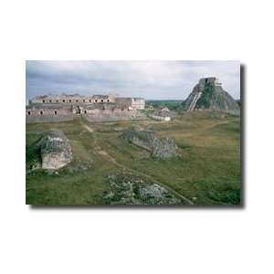 El Castillo And The Nunnery Giclee Print:  Home & Kitchen