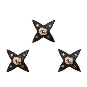   Claw Ninja Rubber Stars   4 Points   Pack of 3