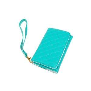  Green Faux Leather Purse Wallet Case Card Holder for 
