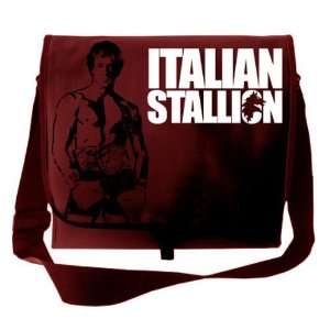   Rocky Messenger Bag   Italian Stallion Canvas in Red