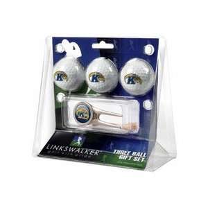  Kent State Golden Flashes 3 Golf Ball Gift Pack with Cap 