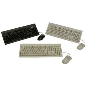 Keytronic Kt800u2m Keyboard W/opt Mouse Usb Blac 755745019601  