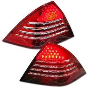Mercedes C Class Led Tail Lights Red LED Taillights 2004 2005 2006 04 
