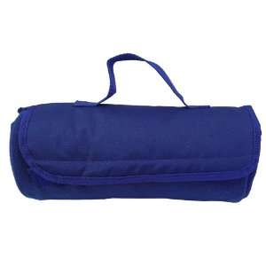   Blanket Throw Portable Roll up Velcro Closure   Royal