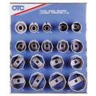 OTC 9851 18 8 Point Wheel Bearing Locknut Socket with Tool Board