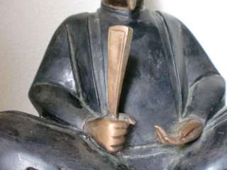 Japanese Antique Shinto Priest Statue Okimono/Figurine  