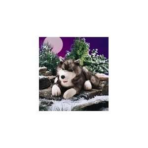 Timber Wolf Hand Puppet   By Folkmanis