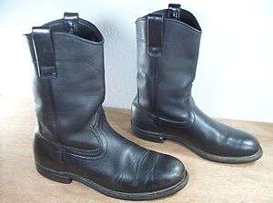   Motorcycle Biker Riding Non Steel Toe Mens Leather Boots 7.5 D  
