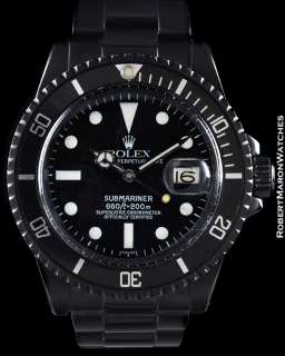 ROLEX BLACK SUBMARINER 1680 AUTOMATIC STEEL 1970  