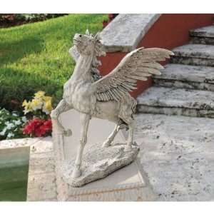   Greek Pegasus Winged Horse Home Garden Sculpture: Home & Kitchen
