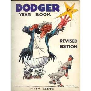 1955 Brooklyn Dodgers Official Year Book   MLB Books  