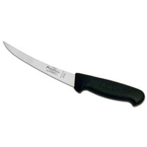 Dexter Russell Black Handle 6 Stiff Curved Boning Knife  