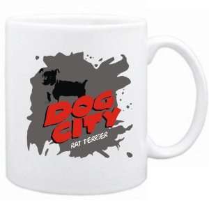 New  Dog City : Rat Terrier  Mug Dog:  Home & Kitchen