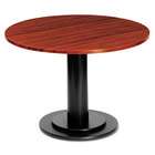     OfficeWorks 36 Round Conference Table Top, Square Edge, Mahogany