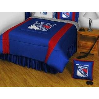  NHL New York Rangers Twin Bedding 2 Pc Comforter Set