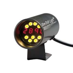   Ultra Shift Gray/Amber LED Digital Tachometer Shift Light Automotive
