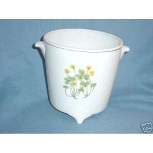  Porcelain Pot with Clover Design 