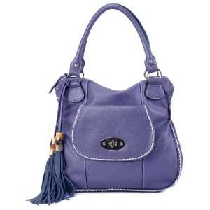   Purple Blue Deyce Sophia Quality PU Women Shoulder Bag: Beauty