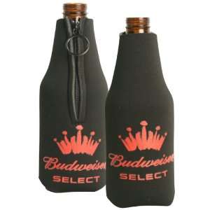  Budweiser Select Zipper Long Neck Bottle Coolie