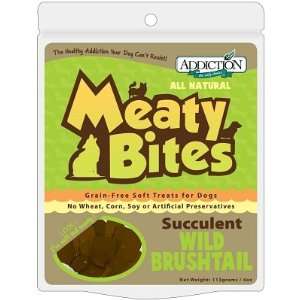  Addiction Grain Free Brushtail Meaty Bite Dog Treats 4oz 
