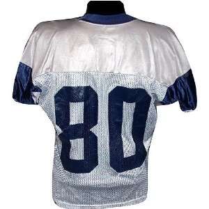Martellus Bennett #80 2008 Cowboys Game Used White Practice Jersey 