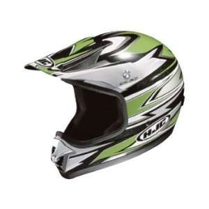 HJC Rez Mens CS X2 Motocross Motorcycle Helmet   MC 4 Green/Black 
