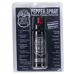  Magnum Pepper Spray 17% Capsicum 3 oz. Fogger Unit Health 