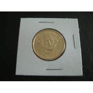   Mint Martin Van Buren Presidential Golden $1 Dollar Uncirculated Coin