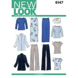  New Look Sewing Pattern 6147 Misses Separates, Size A (NB 