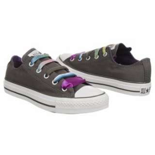 Athletics Converse Womens All Star Ox Fun Laces Charcoal Multi Shoes 