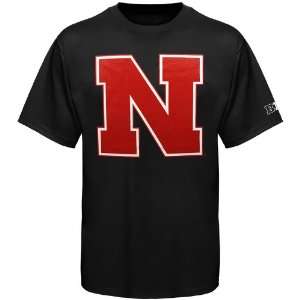 NCAA Nebraska Cornhuskers Big Ten Team Logo T Shirt   Black:  