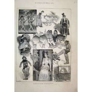    1890 Drury Lane Pantomine Jack And Beanstalk Sketch