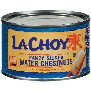 La Choy Water Chestnuts, Fancy Sliced, 8 oz (Pack of 12)  