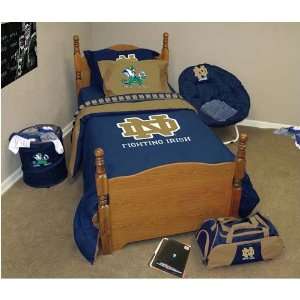  Notre Dame Fighting Irish Bed Comforter Set (Full/Queen 